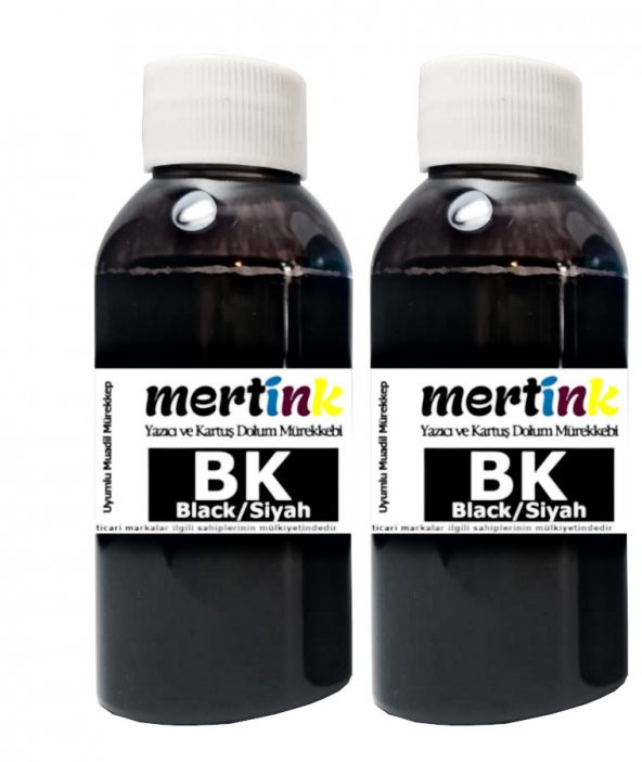 HP 2633 2634 3720 (304) KARTUŞ DOLUM SETİ 2X100ML SİYAH MÜREKKEP - 2