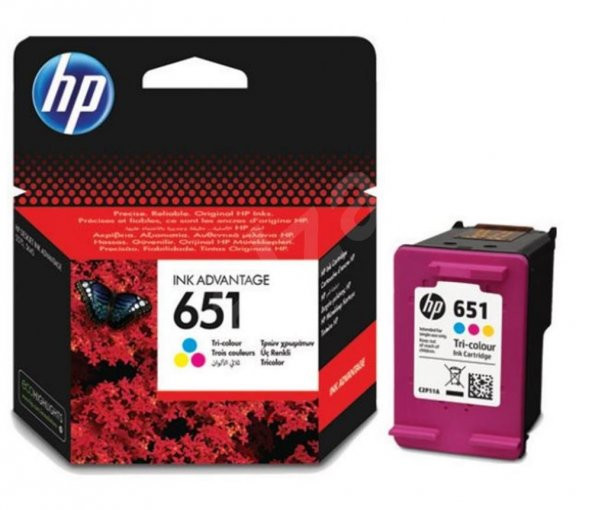 HP 651 Color Renkli Kartuş C2P11AE ürün görseli