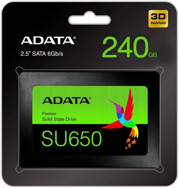 Adata 240GB 2.5" SU650 520-450MB-s ASU650SS-240GT-R Ssd Harddisk - 2