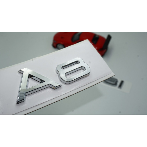 Audi A8 30 TFSi Krom ABS 3M 3D Bagaj Yazı Logo Orjinal Ürün