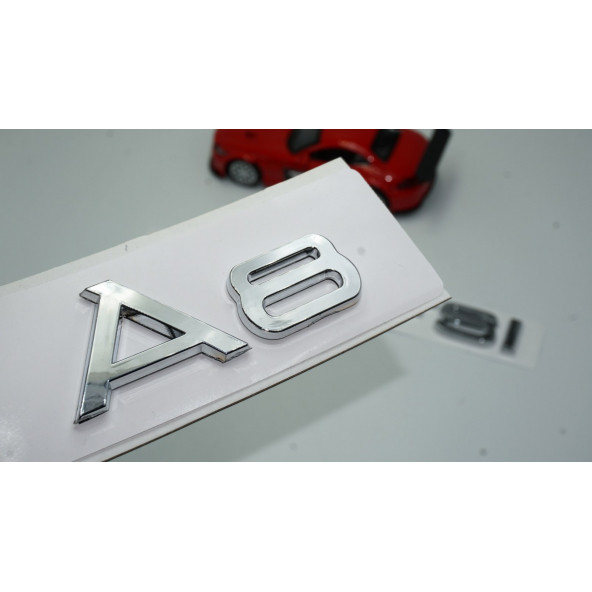 Audi A8 50 TFSi Krom ABS 3M 3D Bagaj Yazı Logo Orjinal Ürün ürün görseli