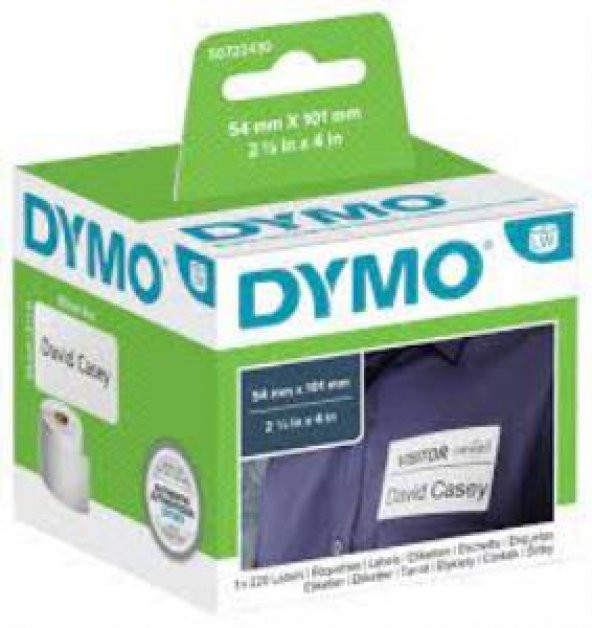 Dymo S0722430 LW Sevkiyat Etiketi, 220 etiket-paket, 101x 54mm (99014)