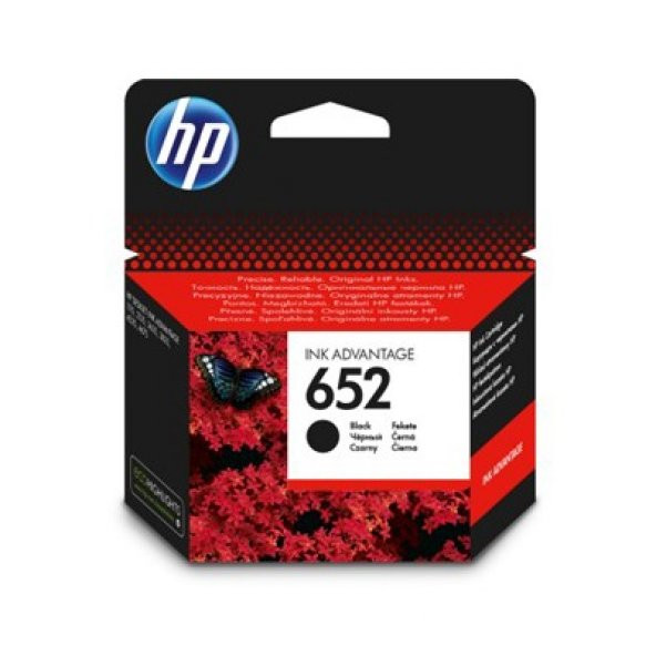 HP 652 Black Siyah Kartuş F6V25AE ürün görseli
