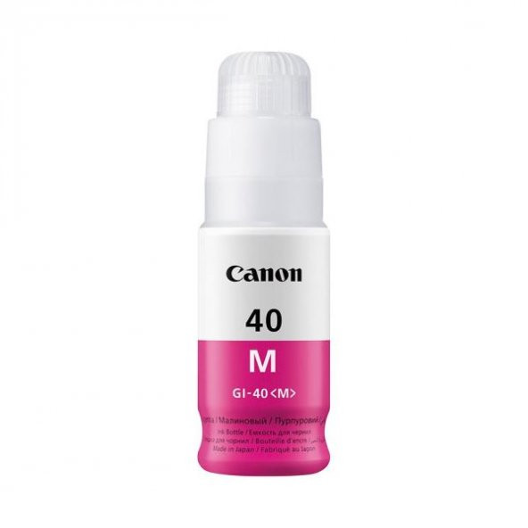 Canon GI-40M Magenta Kırmızı Şişe Mürekkep G6040-G5040 ürün görseli 1