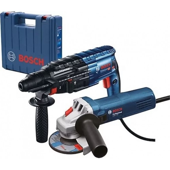 Bosch GBH 240 Kırıcı Delici + GWS 750-125 Taşlama Set
