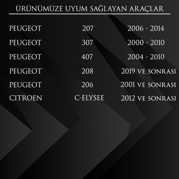 Peugeot 207,307,407,208,206 ve Citroen C-Elysee için Vites Topuzu - 2