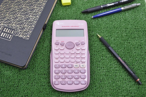 Pin 112P Pembe 240 Bilimsel Fonksiyonlu Hesap Makinesi GKE - Resim 2