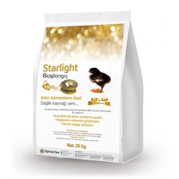 Starlight Süs Tavuğu Başlangıç Kanatlı Yemi 25 Kg