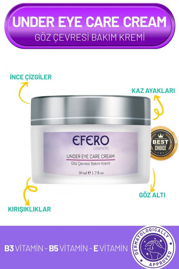 Göz Altı Torbalanma Kırışıklık Morluk Karşıtı Besleyici Bakım Kremi - Under Eye Care Cream - 3