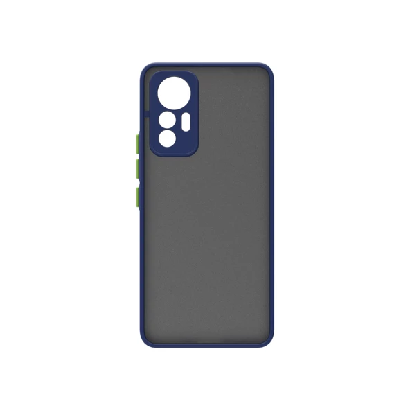 Xiaomi Mi 12 Lite Kılıf Zore Hux Düğme ve Kapak Zıt Renk Kılıf - 4
