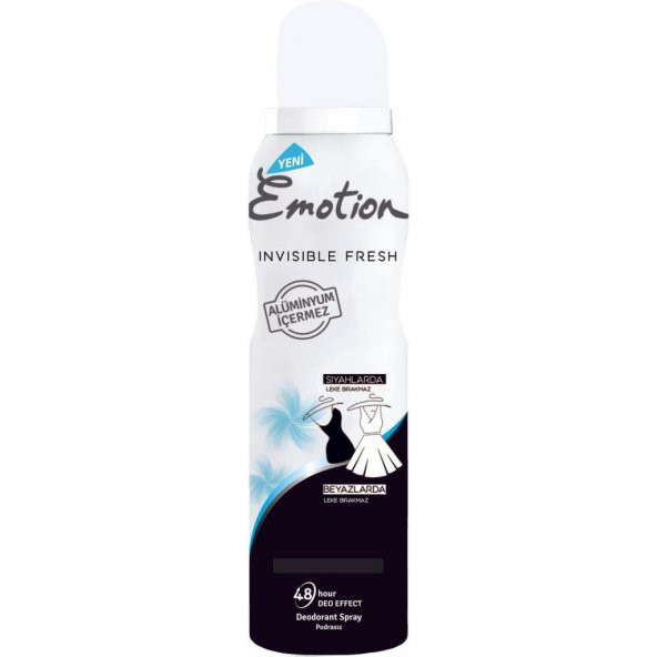 EMOTİON DEO İNVİSİBLE 150ML