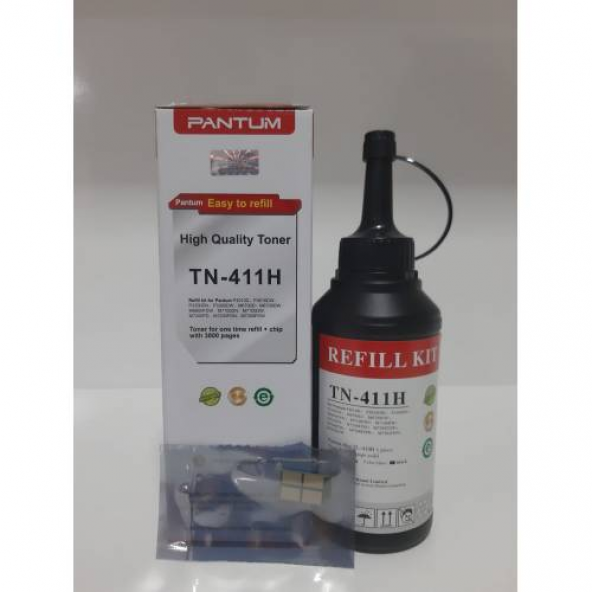 Pantum TN-411H Refill Toner Dolum Kiti Siyah (Orijinal Toner Dolum Kiti)