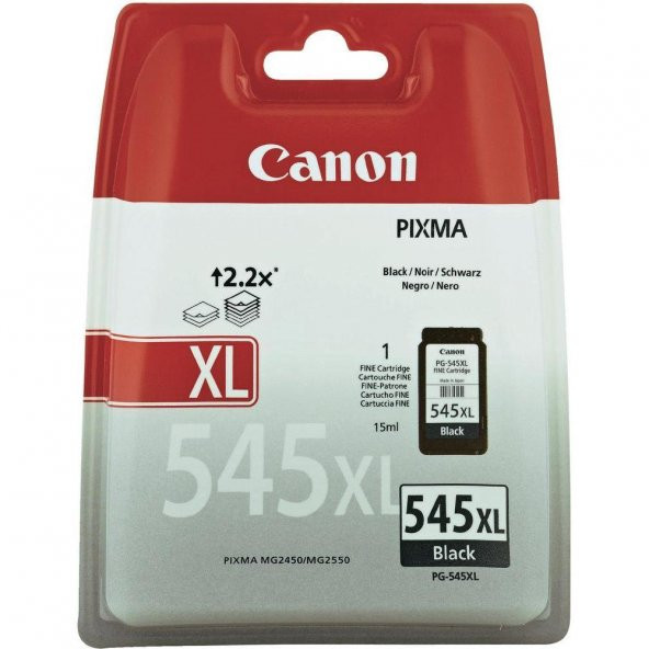 Canon PG-545XL Black Siyah Mürekkep Kartuş MG2450-2455-2550 ürün görseli