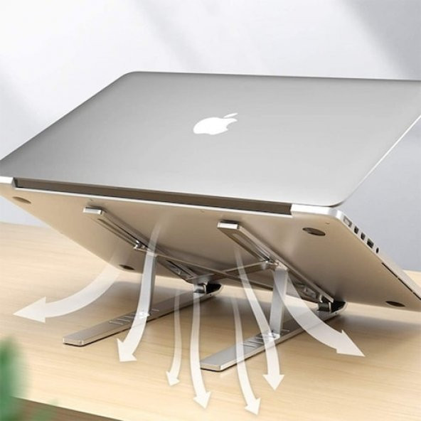 Alüminyum Manyetik Katlanabilir Ayarlı Dizüstü Laptop Standı - 5