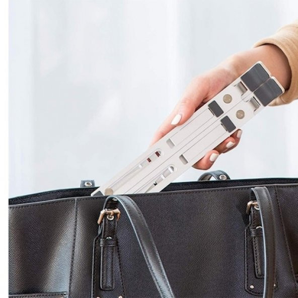 Alüminyum Manyetik Katlanabilir Ayarlı Dizüstü Laptop Standı - 6