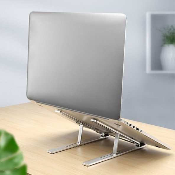 Alüminyum Manyetik Katlanabilir Ayarlı Dizüstü Laptop Standı - 8