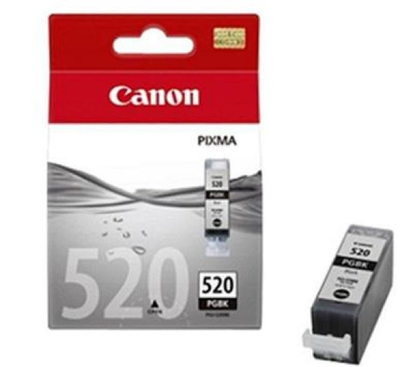 Canon PGI-520BK Black Siyah Mürekkep Kartuş MP540-550-620 MX860-870