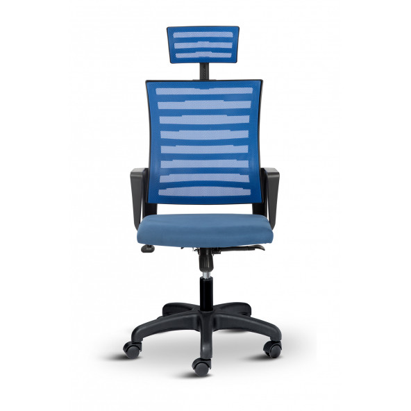 Asbir Mobilya Capri Başlıklı Fileli Ofis Koltuğu Çalışma Koltuğu Bilgisayar Sandalyesi - 2