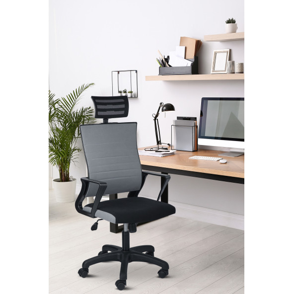 Asbir Mobilya Rigel 55500 Başlıklı Çalışma Koltuğu - 2