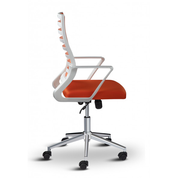 Asbir Mobilya Ceo Fileli Çalışma Koltuğu Ofis Sandalyesi Çalışma Sandalyesi Turuncu - 2