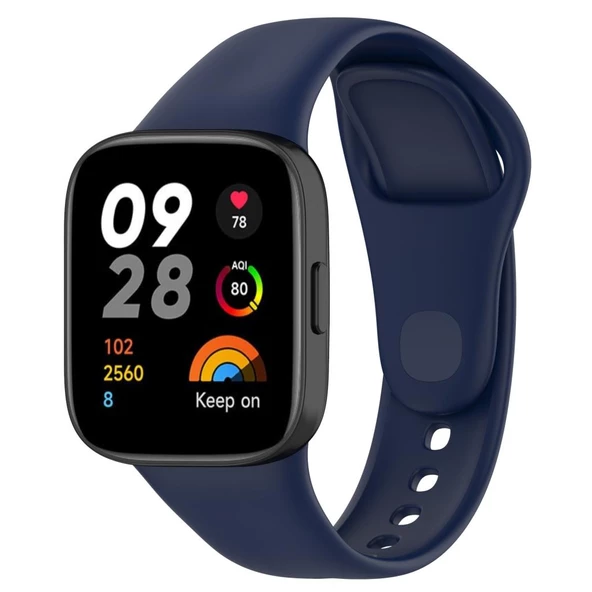 Xiaomi Redmi Watch 3 (Watch 3 Active Değildir) Kordon Spor Silikon Kordon Mix 81 - 5