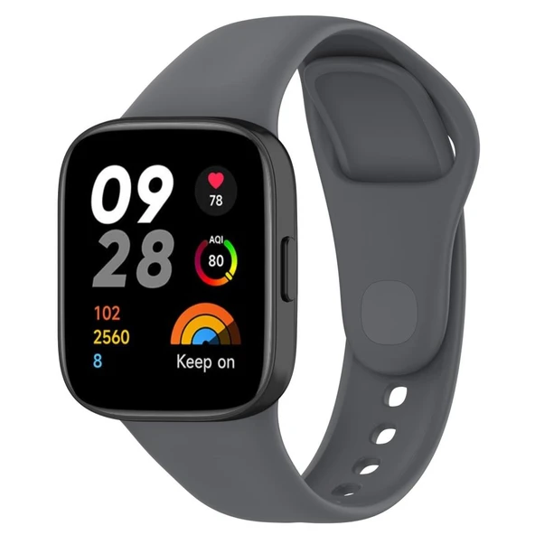 Xiaomi Redmi Watch 3 (Watch 3 Active Değildir) Kordon Spor Silikon Kordon Mix 81 - 12