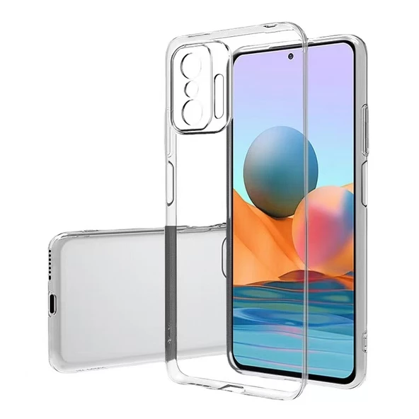 Xiaomi Mi 11T 5G Kılıf Şeffaf Silikon Hibrit Case Kapak