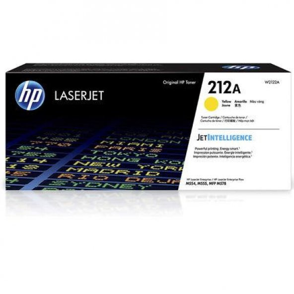 Hp 212A Yellow Sarı 4.500 Sayfa Toner W2122A ürün görseli