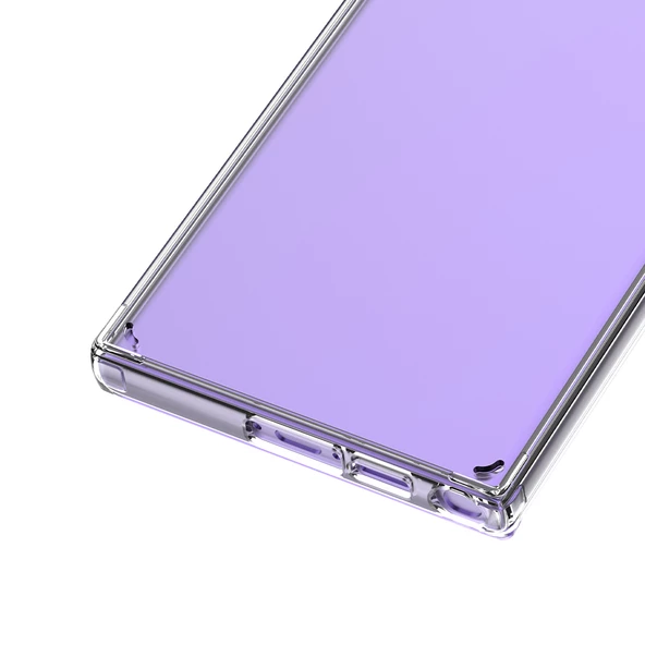 Samsung Galaxy S23 Ultra Kılıf Full Şeffaf Sararmaz Kapak - Resim 10