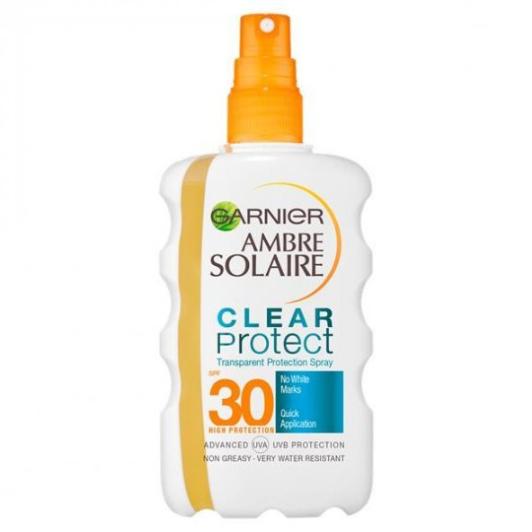Garnier Ambre Solaire Clear Protect Şeffaf Vücut Spreyi Spf30 200 Ml - 1
