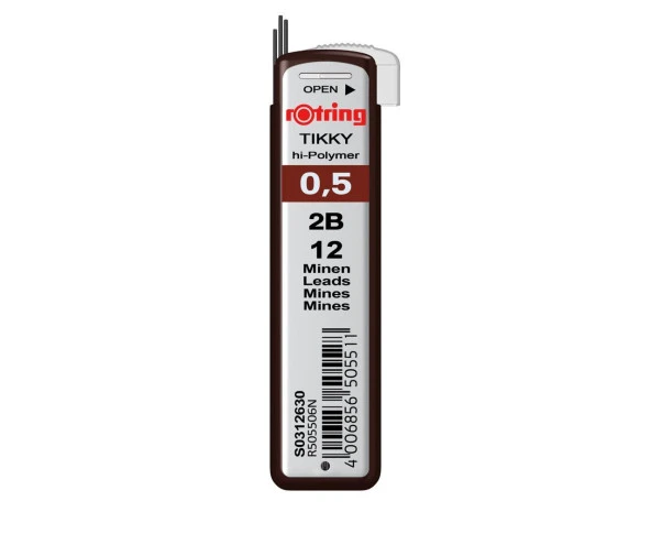 Rotring Min Hi-Polymer 2B 0.5 Mm S0312630