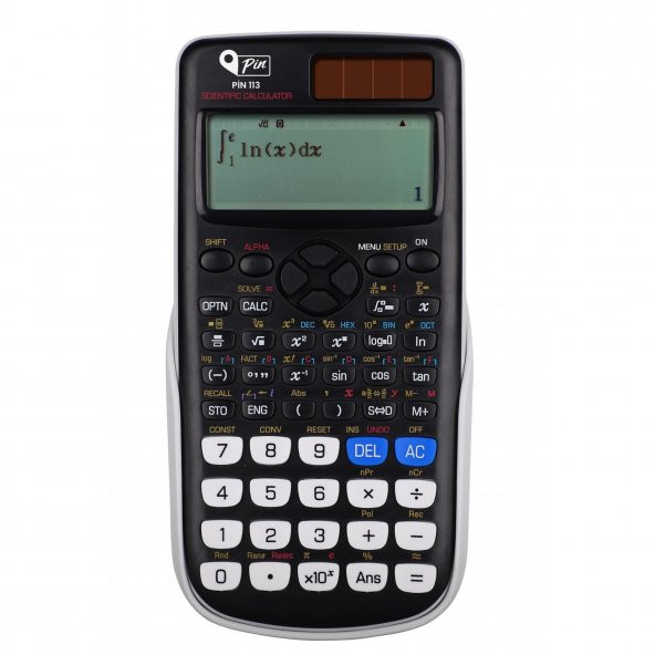 Pin 113 Siyah 552 Bilimsel Fonksiyonlu Hesap Makinesi ürün görseli