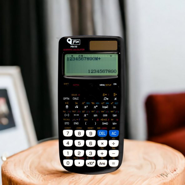 Pin 113 Siyah 552 Bilimsel Fonksiyonlu Hesap Makinesi - Resim 3