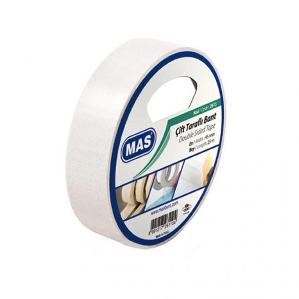 Mas 2615 Çift Taraflı Bant 45 Mm x 25 M