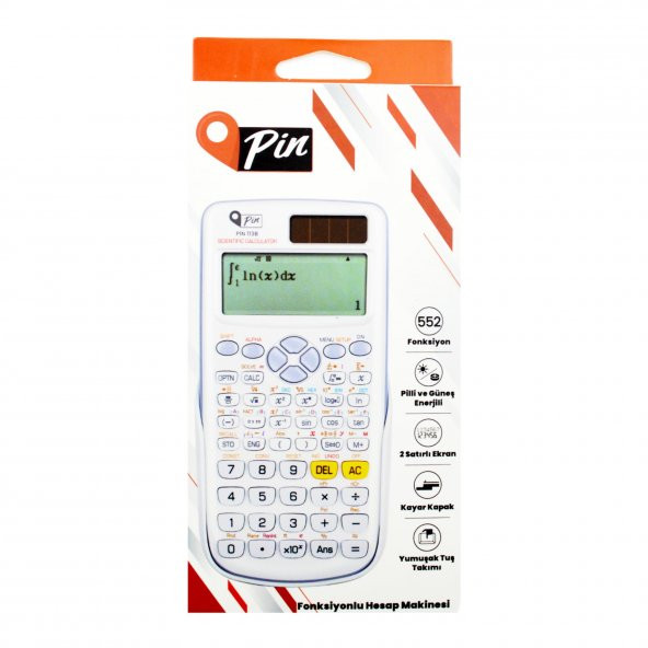 Pin 113B Beyaz 552 Bilimsel Fonksiyonlu Hesap Makinesi - Resim 3