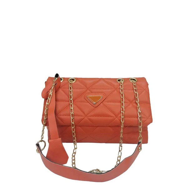 Liva 2320 Kapitoneli Kadın Omuz Çantası Çapraz Çanta - 8