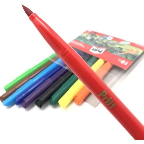 Pritt Fırça Uçlu Keçeli Kalem 10 Renk - 2