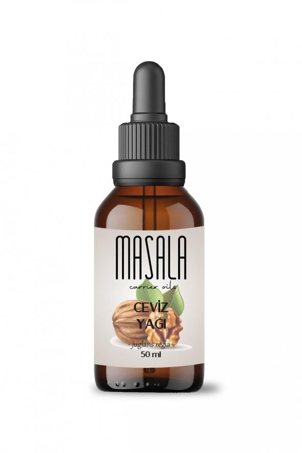 Masala Ceviz Yağı 50 ml. - Soğuk Pres (Walnut Carrier Oil) - 2