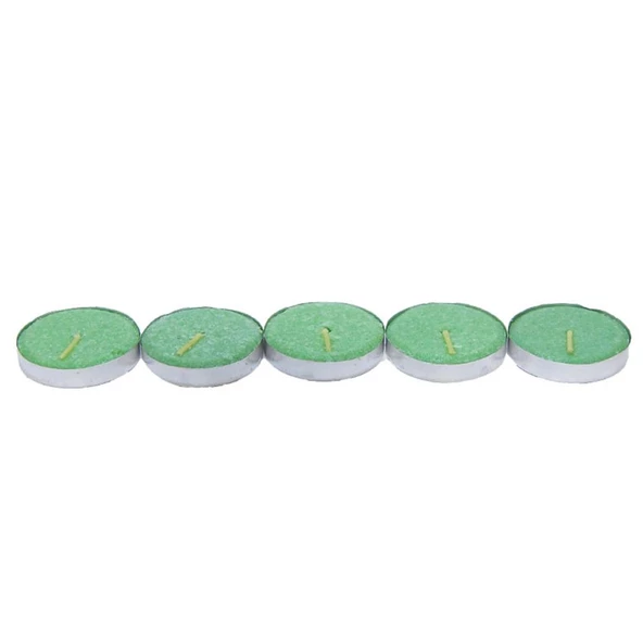 KSmart Tea Lights Yeşil Mum 5 Adet - 2