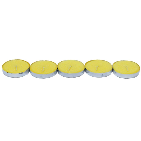 Ksmart Tea Lights Sarı Mum 5 Adet - 3