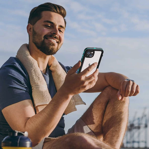 Apple iPhone 14 Kılıf 1-1 Su Geçirmez - 3