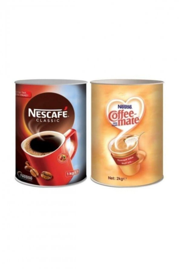 NESCAFE Classic Kahve 1 Kg + Nestle Coffe Mate 2 Kg
