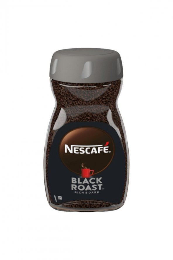 NESCAFE Black Roast 100 Gr Granül Kahve Yoğun Kahve Aromalı - 1