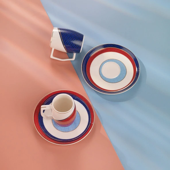 Schafer Flott 6 lı Kahve Fincan Takımı 12 Parça-Asorti01