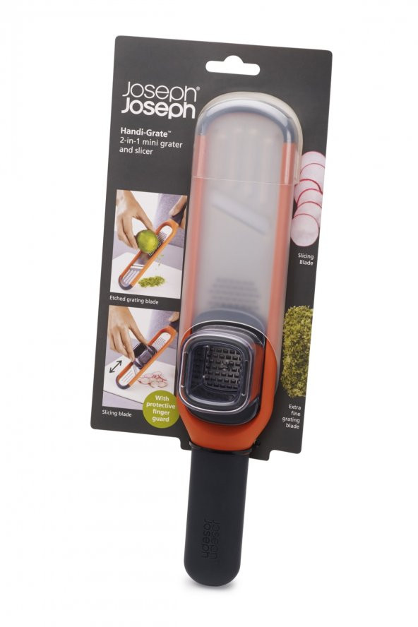 JOSEPH JOSEPH 20048 2 Sİ 1 ARADA RENDE VE DİLİMLEYİCİ - TURUNCU - 5