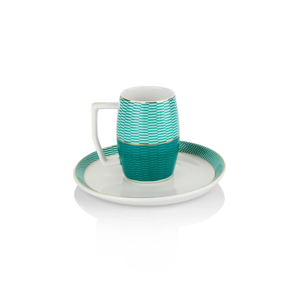 Schafer Flott 6 lı Kahve Fincan Takımı 12 Parça-Asorti02 - 6