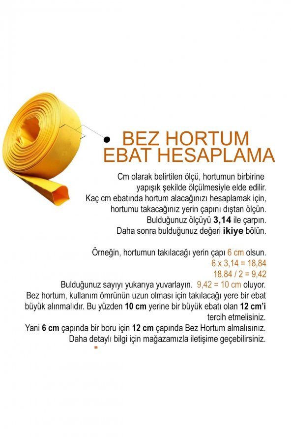 12 CM BEZ SULAMA HORTUMU SALMA SULAMA HORTUMU - SÜPER ÖRME - 10 METRE - 2