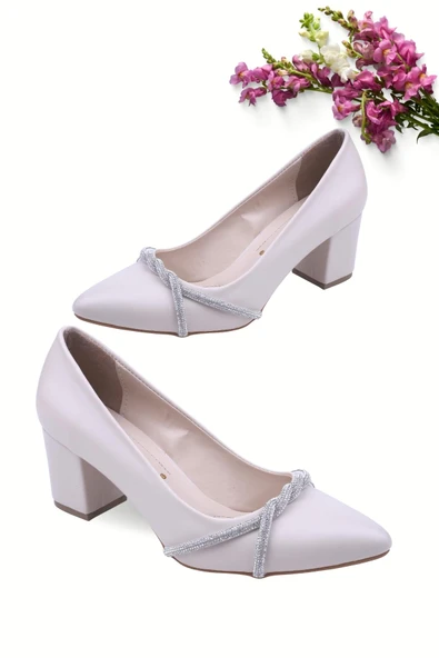 Bilener 450 Kadın Günlük 6 cm Topuklu Cilt Ayakkabı ürün görseli 1