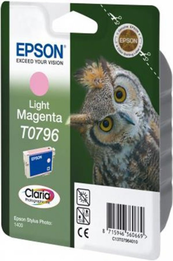 Epson 1400-P50 Light Magenta Açık Kırmızı Mürekkep Kartuş T07964020