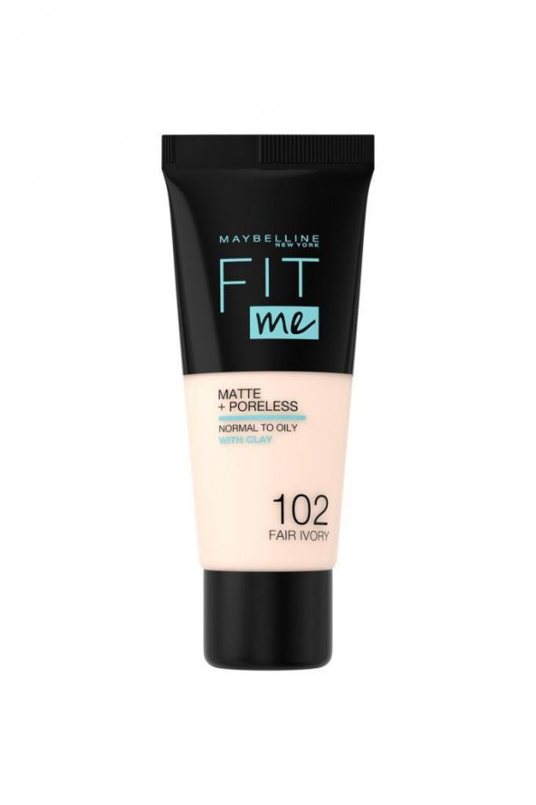 Maybelline New York Fit Me Matte Foundation 102 Fair Ivory